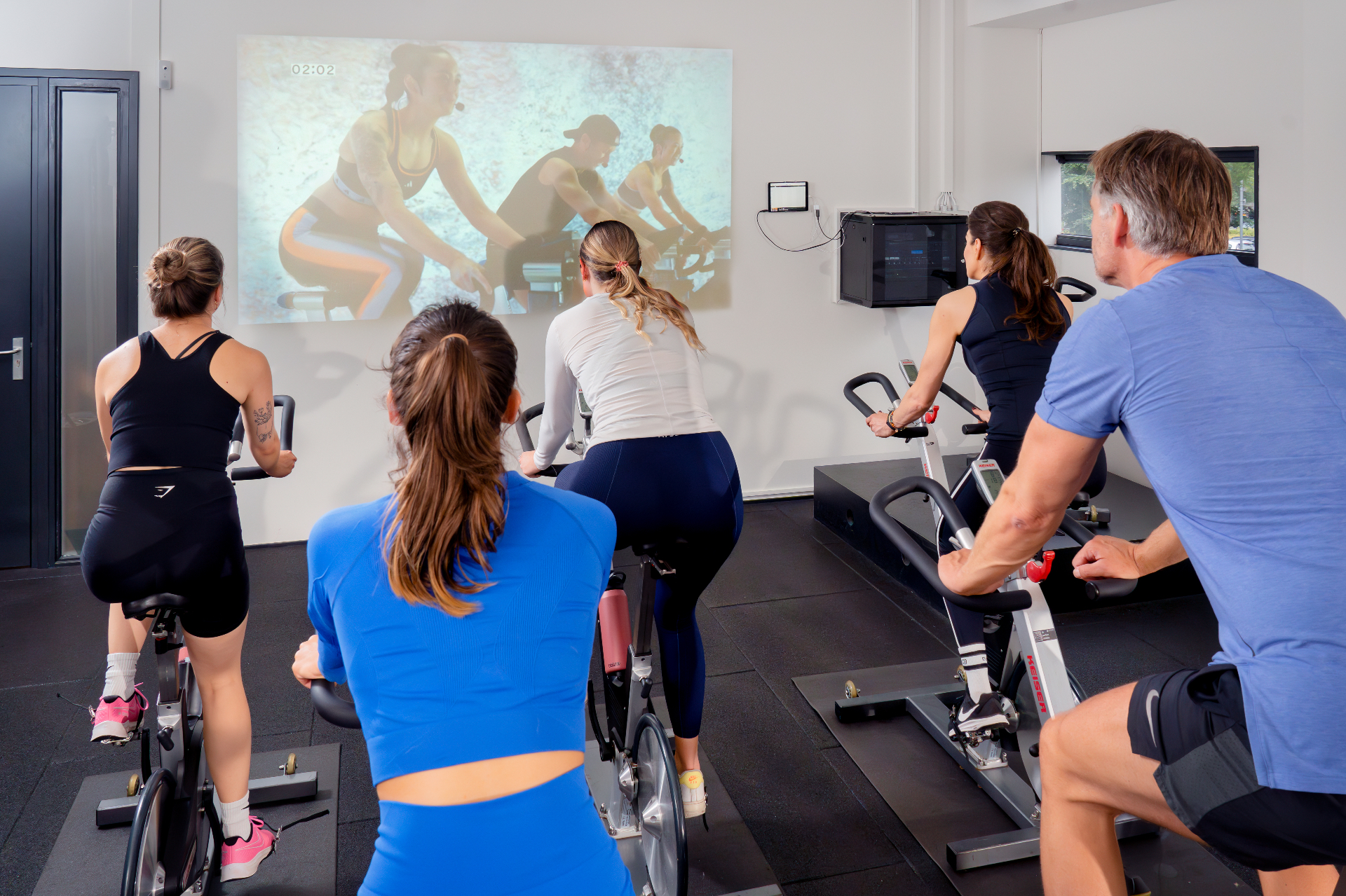 Virtuele spinning bij Mea Gym